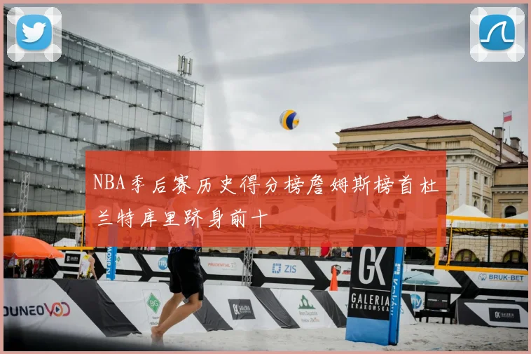 NBA季后赛历史得分榜詹姆斯榜首杜兰特库里跻身前十