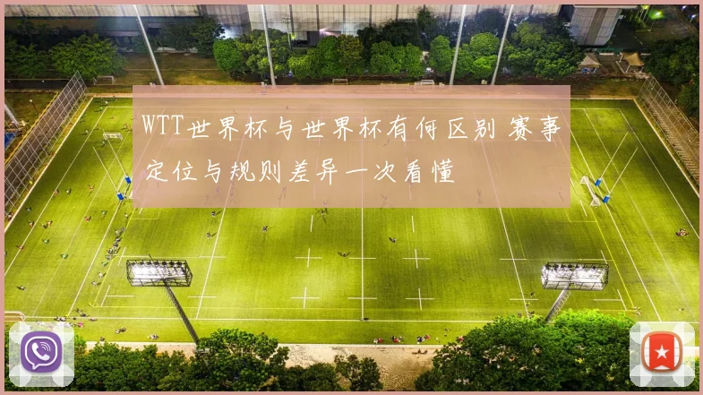 WTT世界杯与世界杯有何区别 赛事定位与规则差异一次看懂